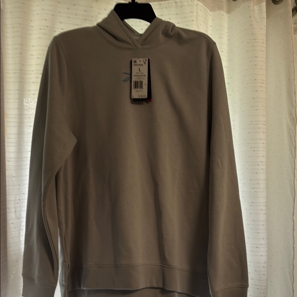 Reebok Gray Cowl Neck Sweater Soft Knit Design